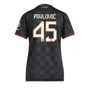 Fotbalové Dres Bayern Munich Aleksandar Pavlovic #45 Dámské Třetí Oblečení 2025-26 Krátký Rukáv